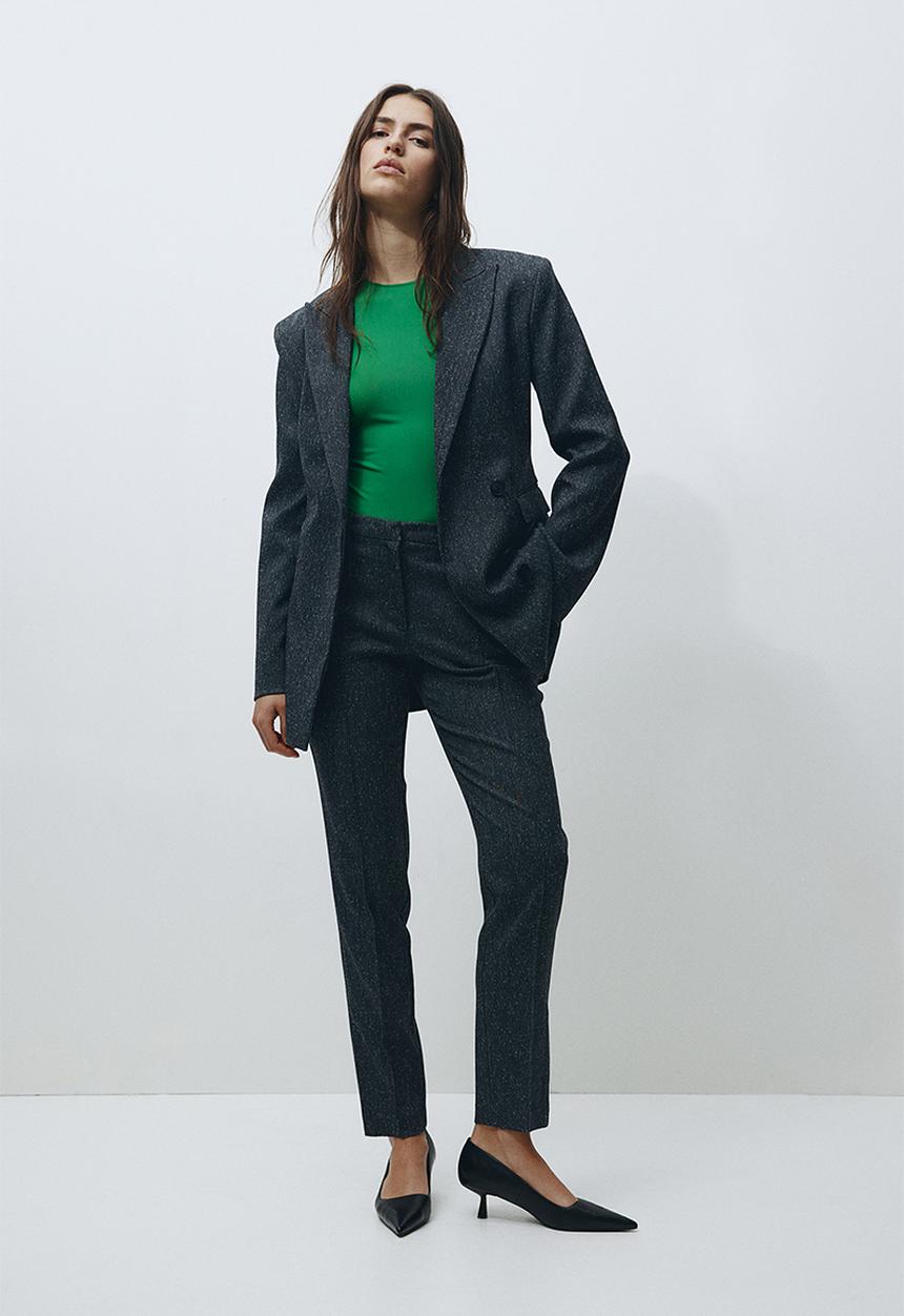 H&M - Cap-sleeved body - green