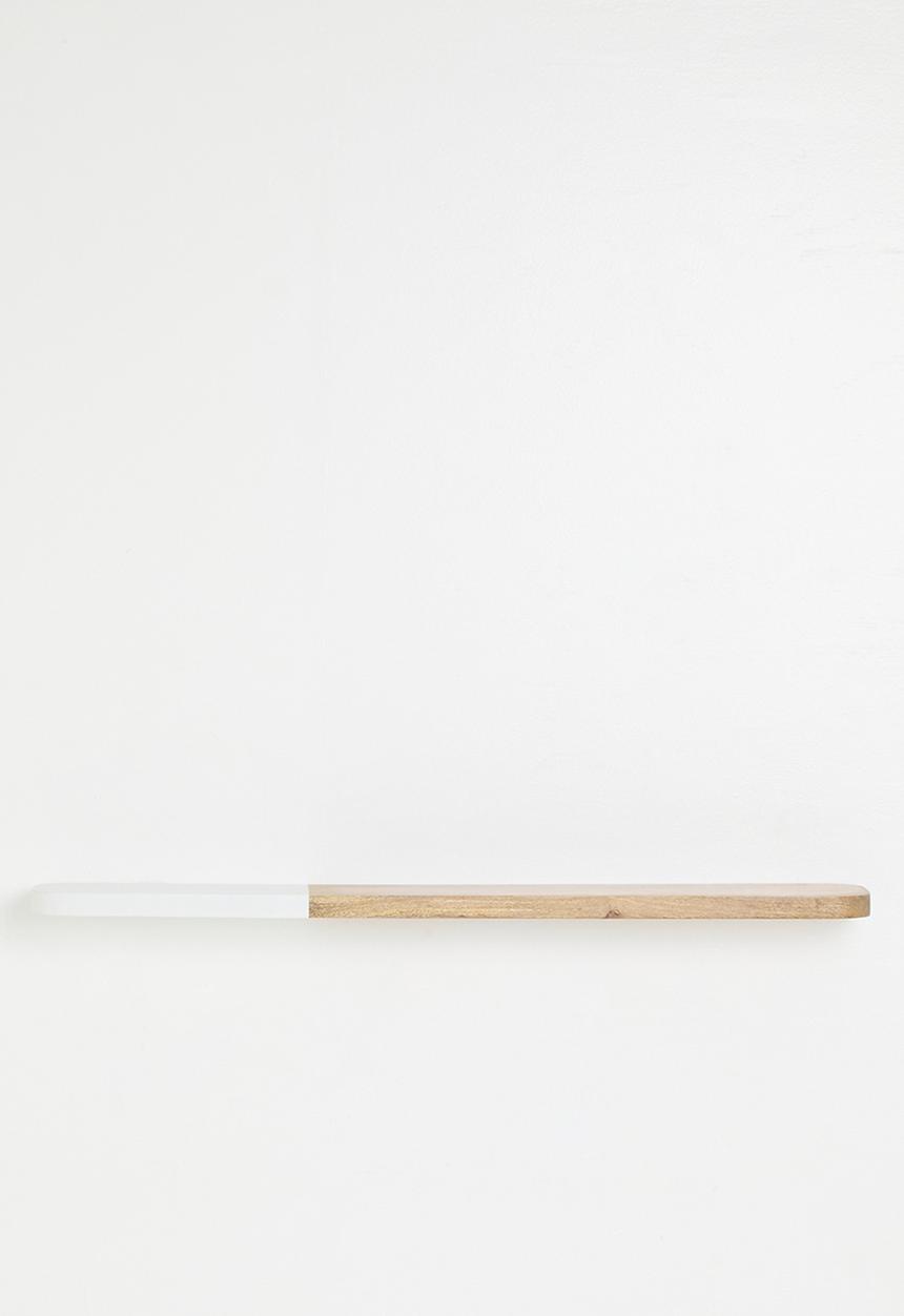 Sixth Floor - Curo marble & solid wood shelf - natural & marble