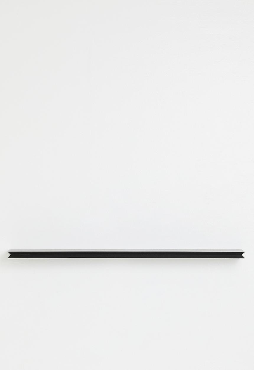 Sixth Floor - Rosalia solid wood shelf - black