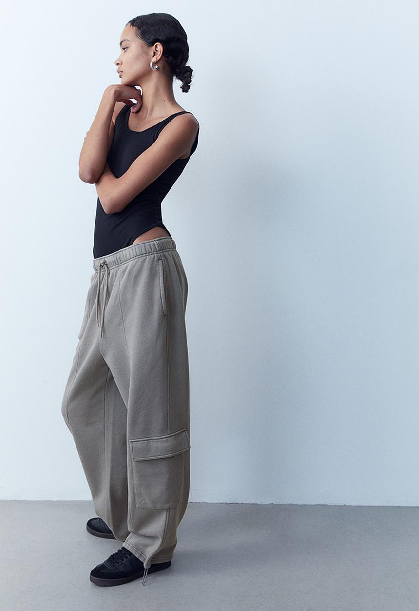 H&M - Cargo sweatpants - grey