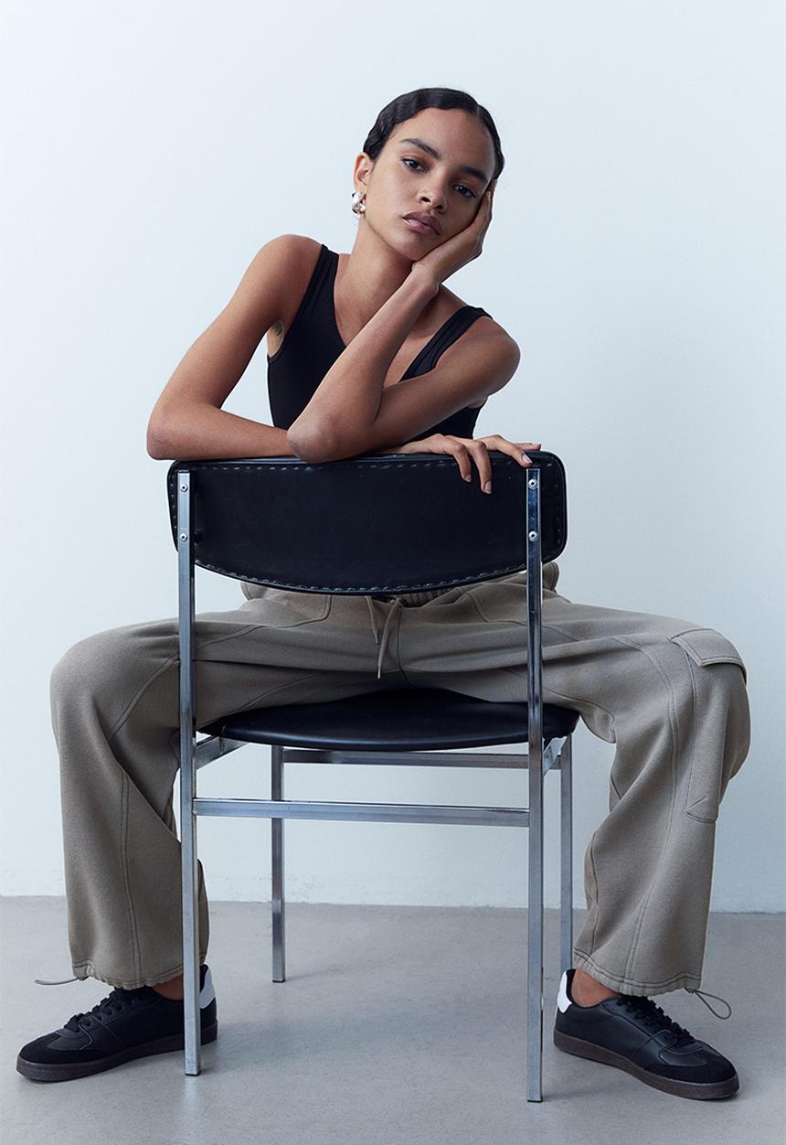 H&M - Cargo sweatpants - grey