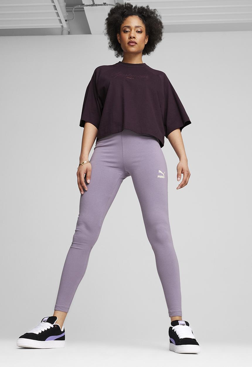 PUMA - Classics High Waist Leggings - Midnight Plum