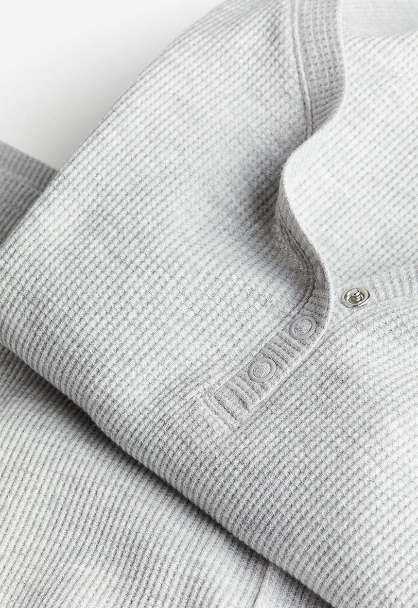 H&M - Waffled pyjamas - grey