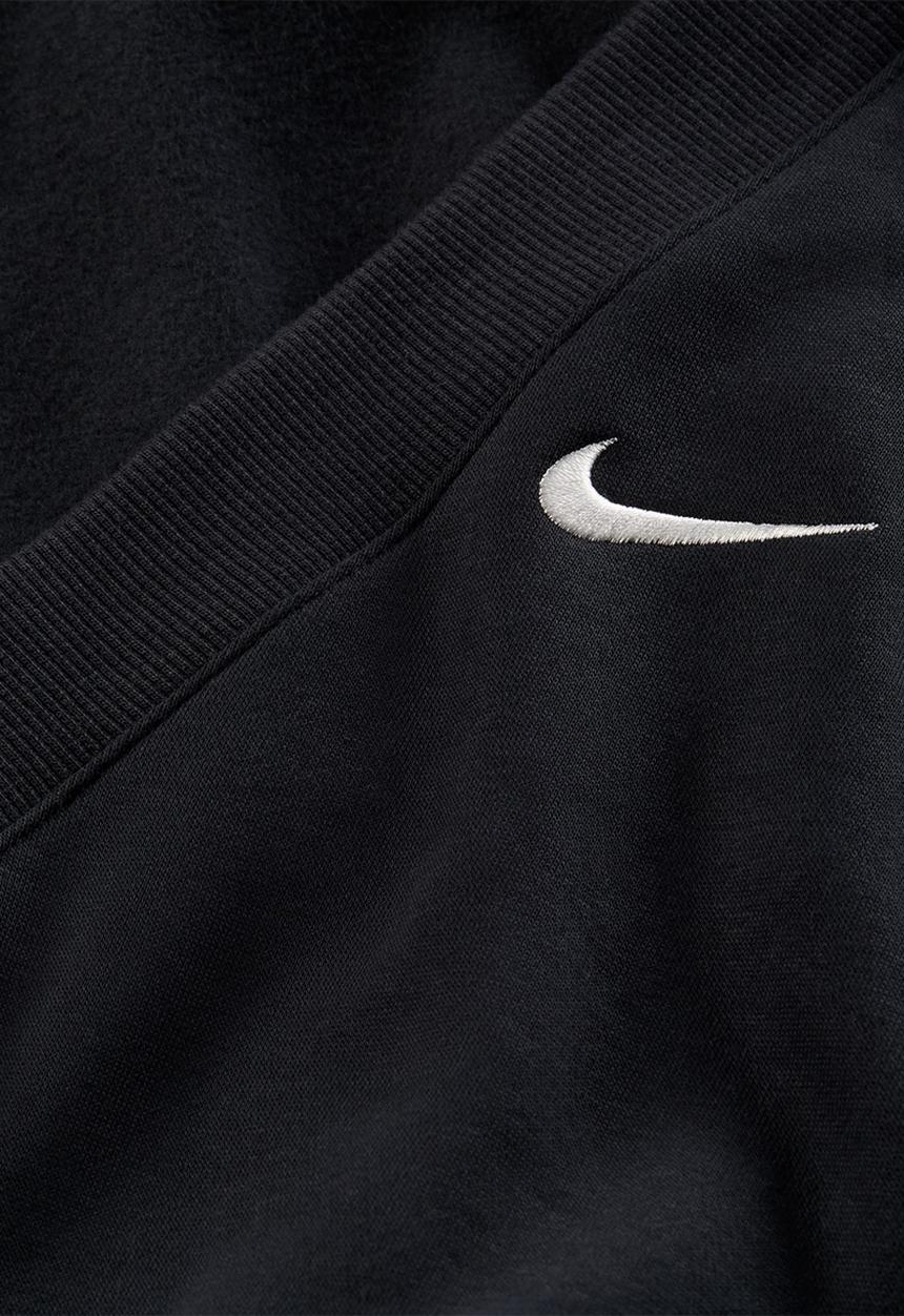 Nike - W Nsw Phnx Flc Sleeveless V-neck Crp - Black & Sail