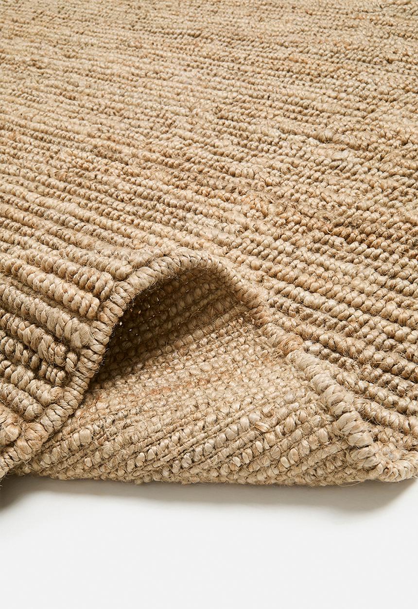 Sixth Floor - Hand Woven Chunky Jute Rug - Natural