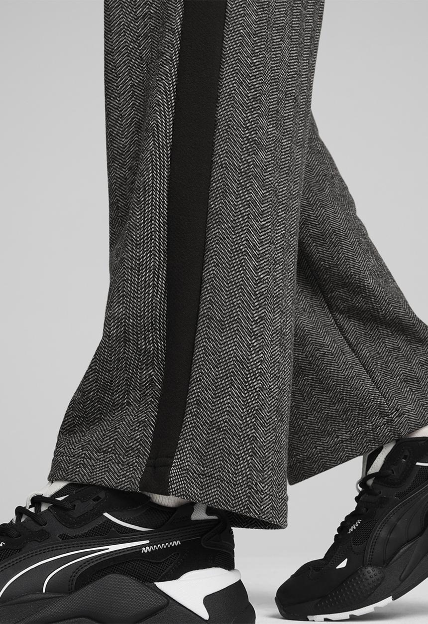 PUMA - T7 Relaxed Track Pants - PUMA Black & Alpine Snow