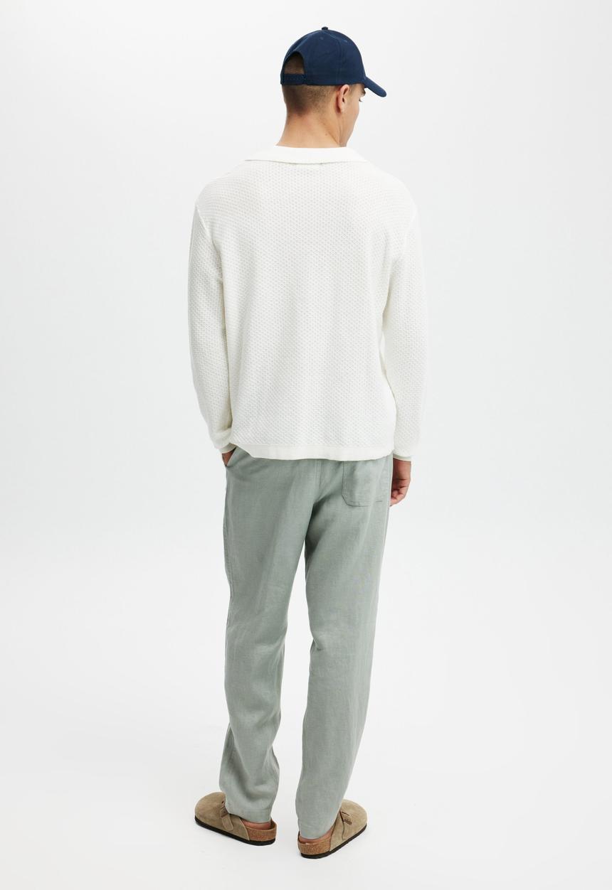 Cotton On - Linen pant - washed military