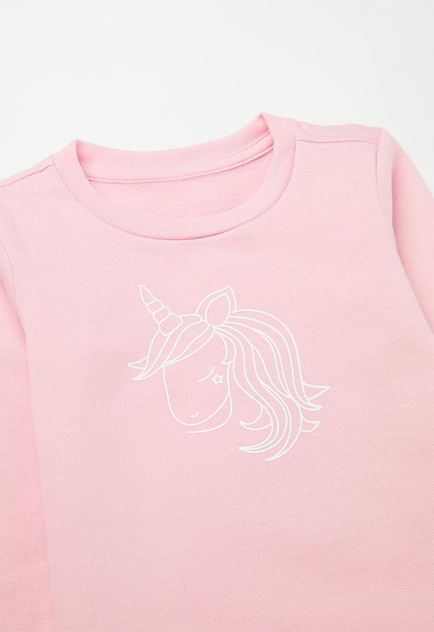 Pop Candy - Sweatshirt & short set - pink