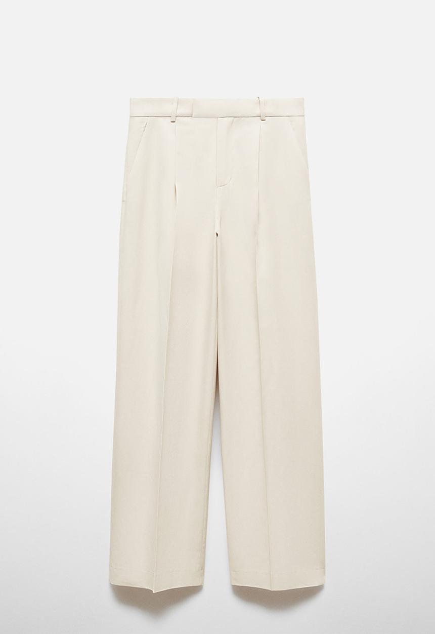 MANGO - Trousers Alicante - Beige