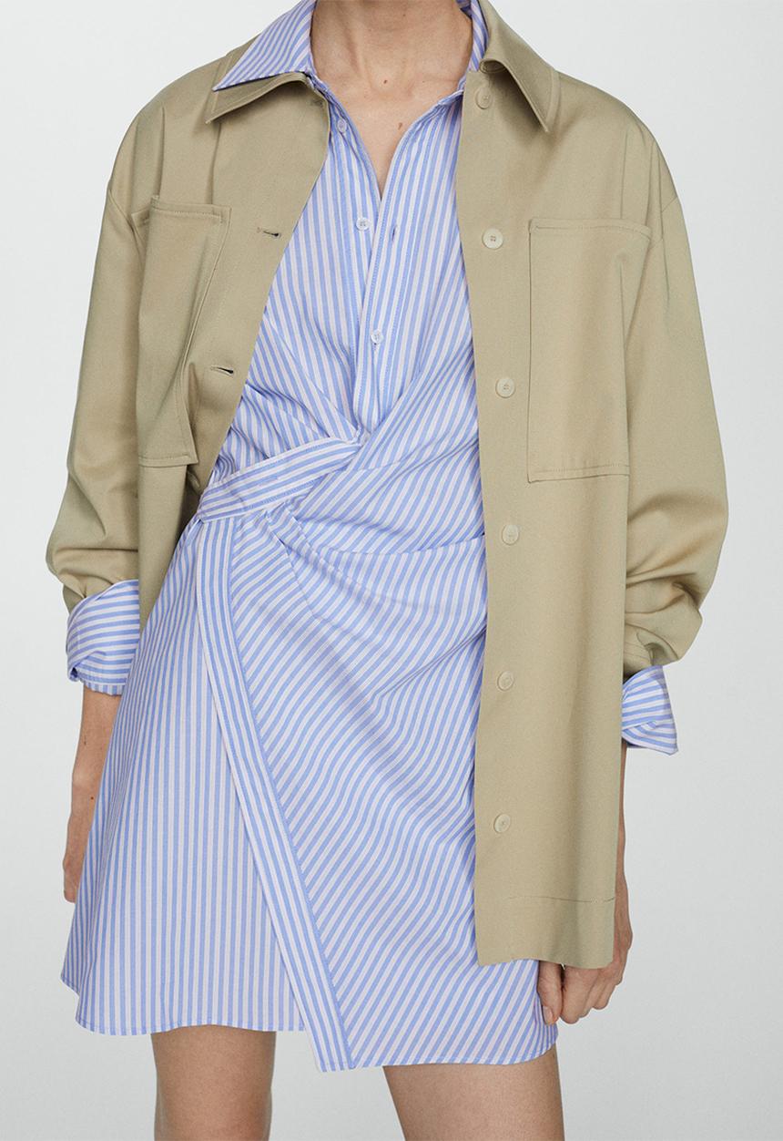 MANGO - Dress crusi - mid-blue