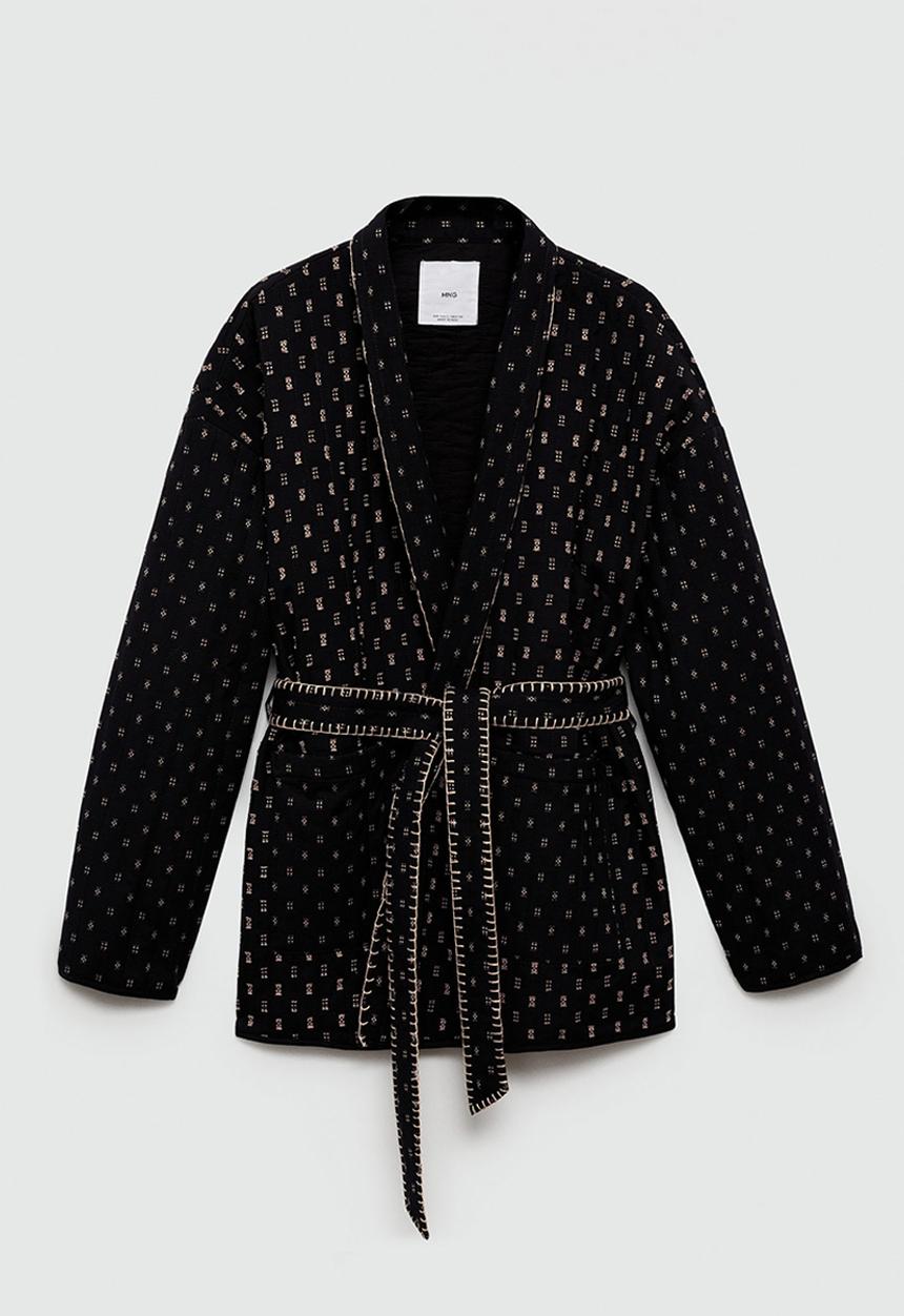 MANGO - Jacket elora - midnight navy