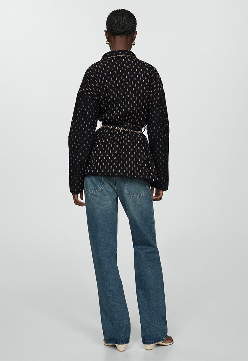 MANGO - Jacket elora - midnight navy