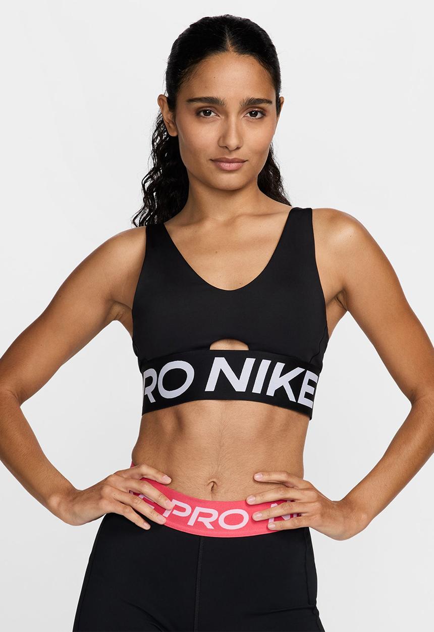 Nike - Nike Pro Plunge Women's Medium-Support Padded Sport - Black