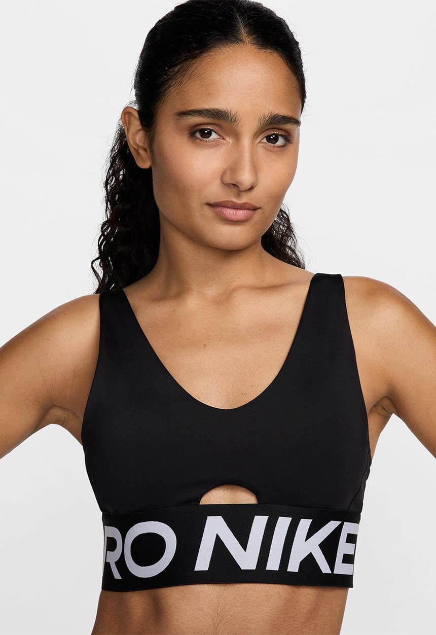 Nike - Nike Pro Plunge Women's Medium-Support Padded Sport - Black