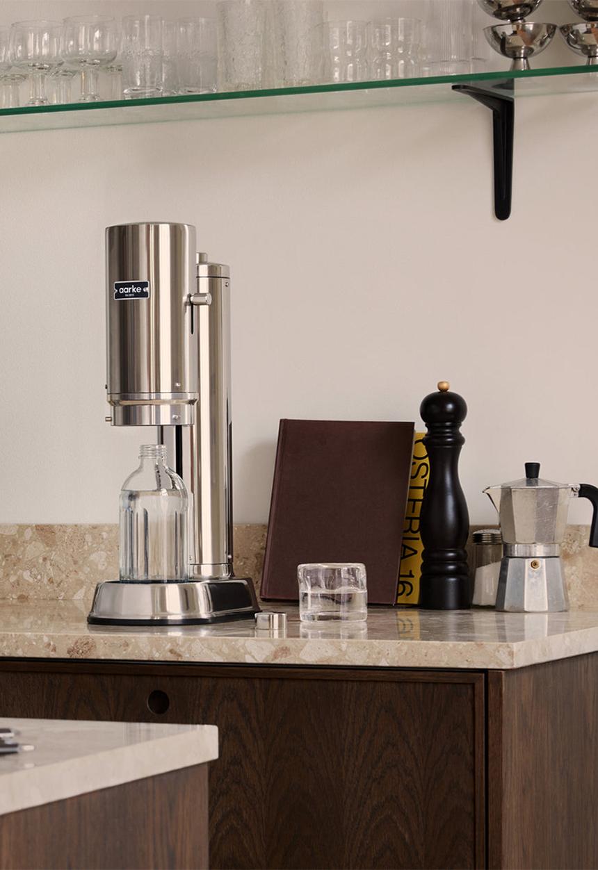 Aarke - Aarke carbonator Pro - Polished steel