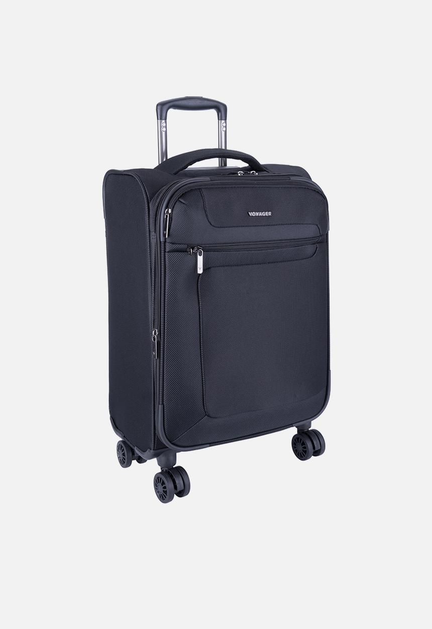Voyager - Istria 4 Wheel Trolley Case - Black
