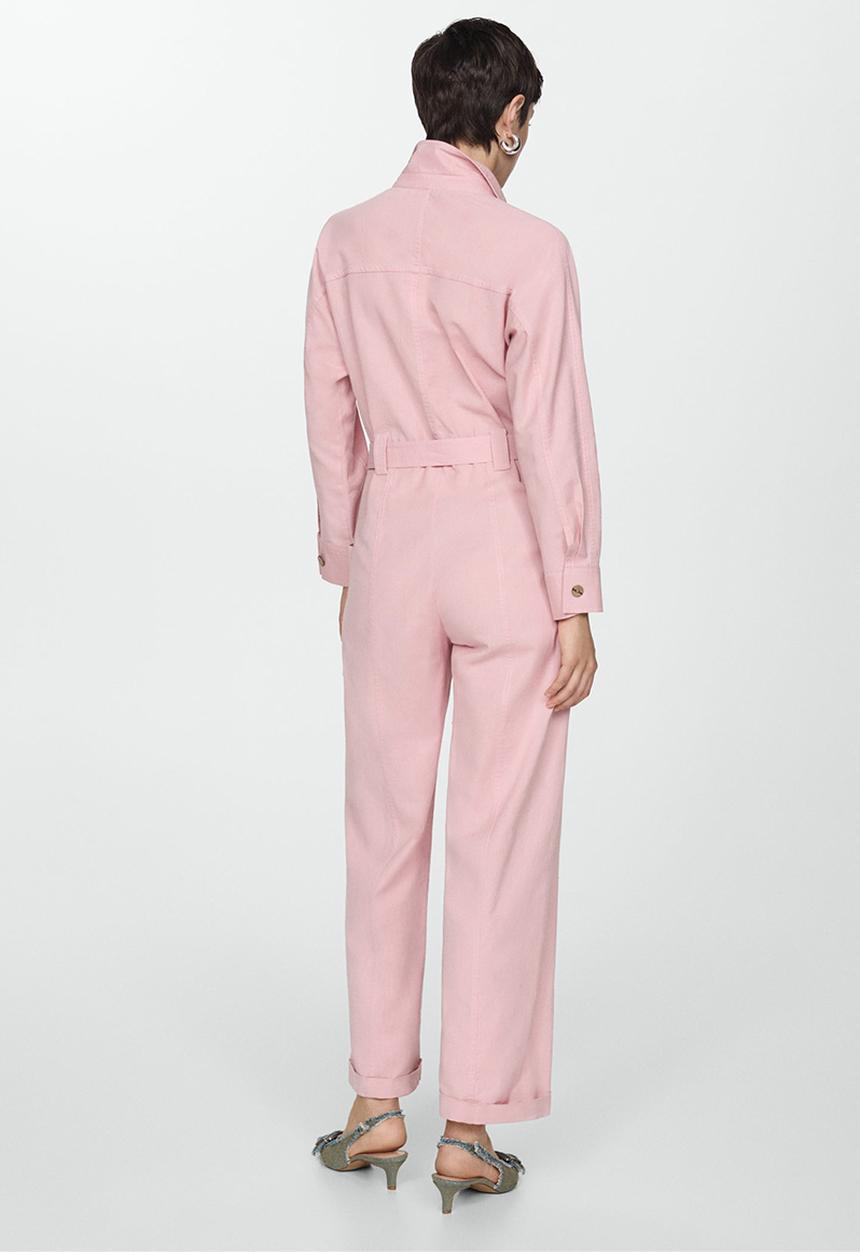MANGO - One-Piece Suit Blash - Light/ Pastel Pink