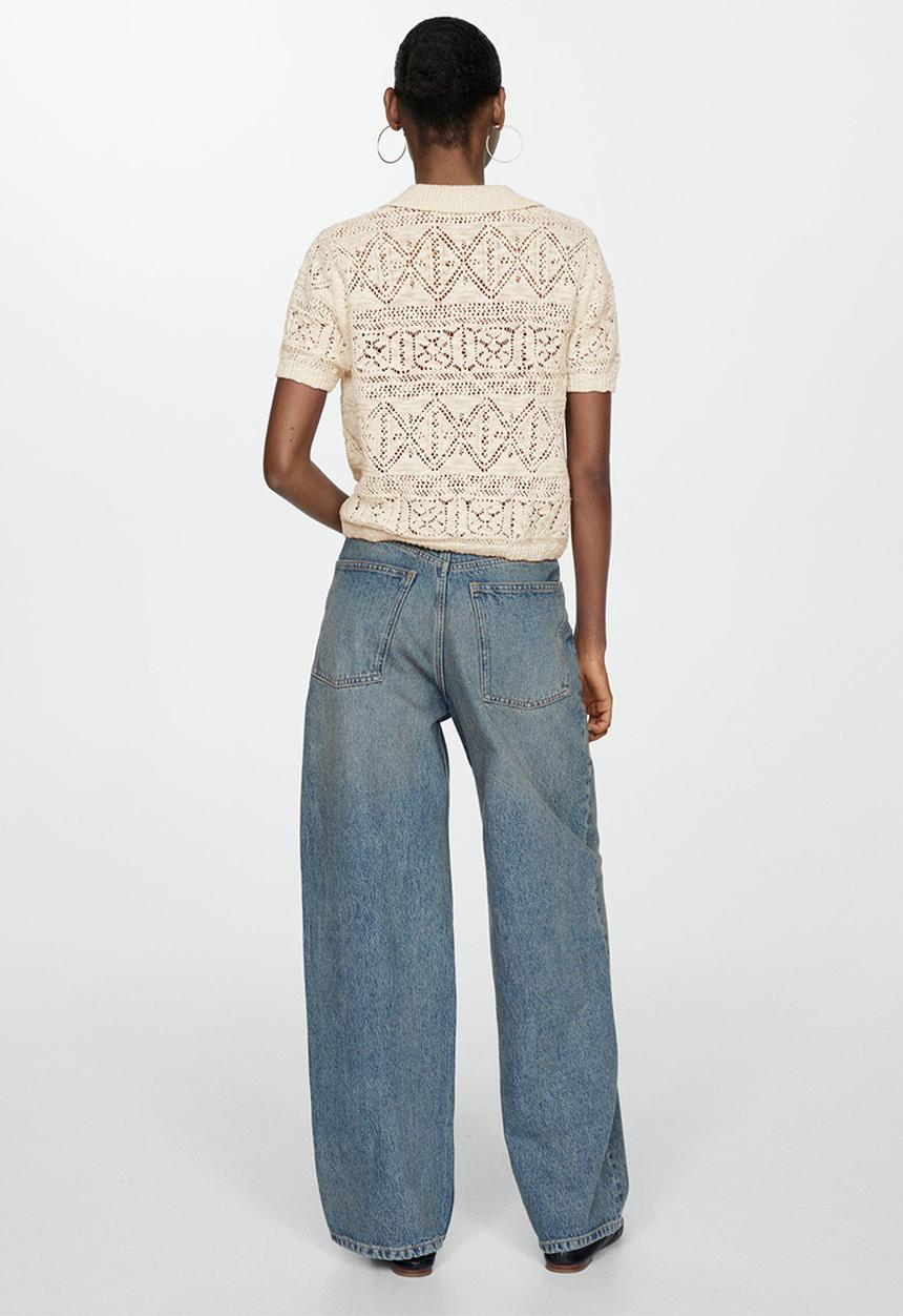 MANGO - Sweater Maldivas - Beige