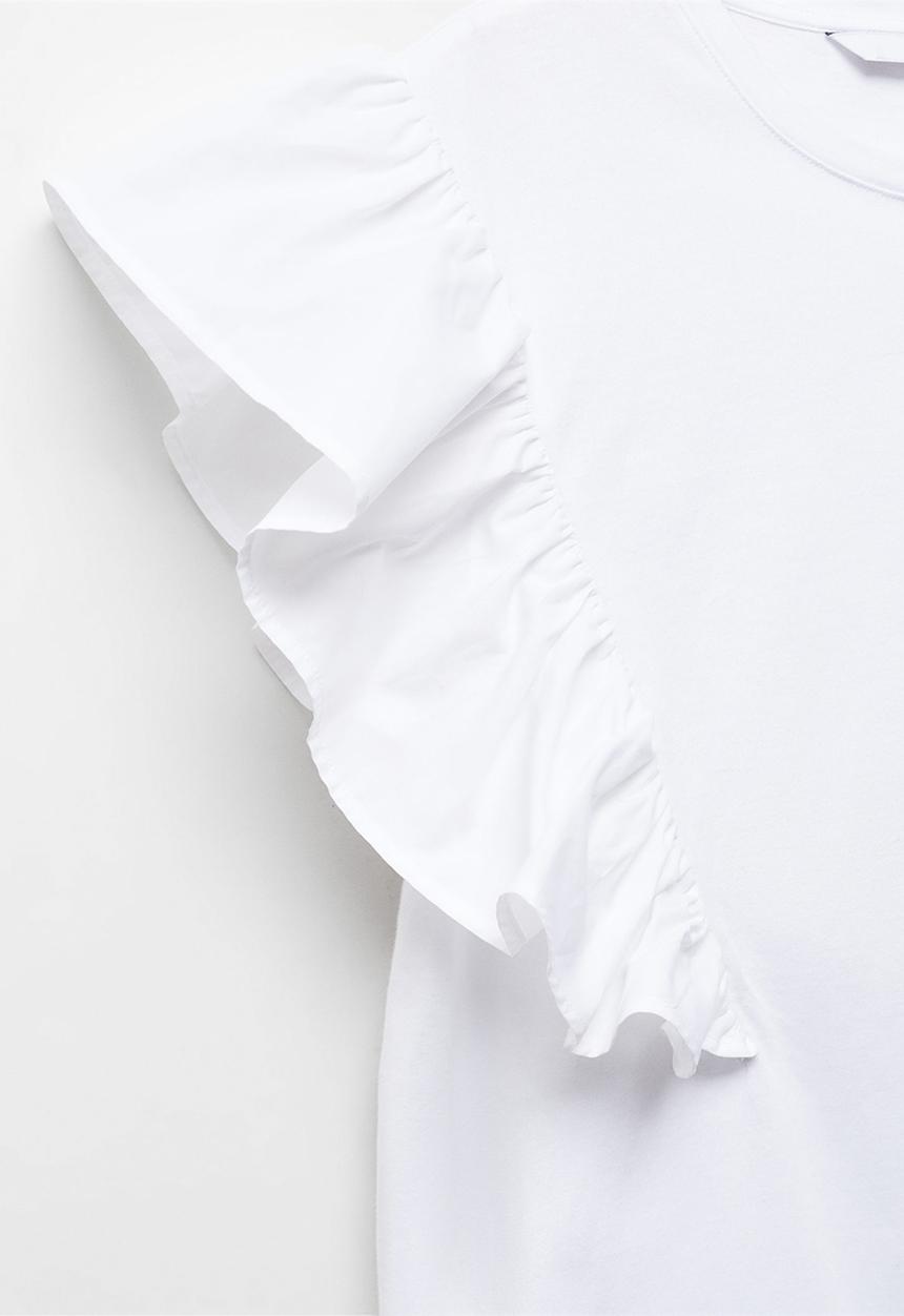 MANGO - T-shirt pope - white