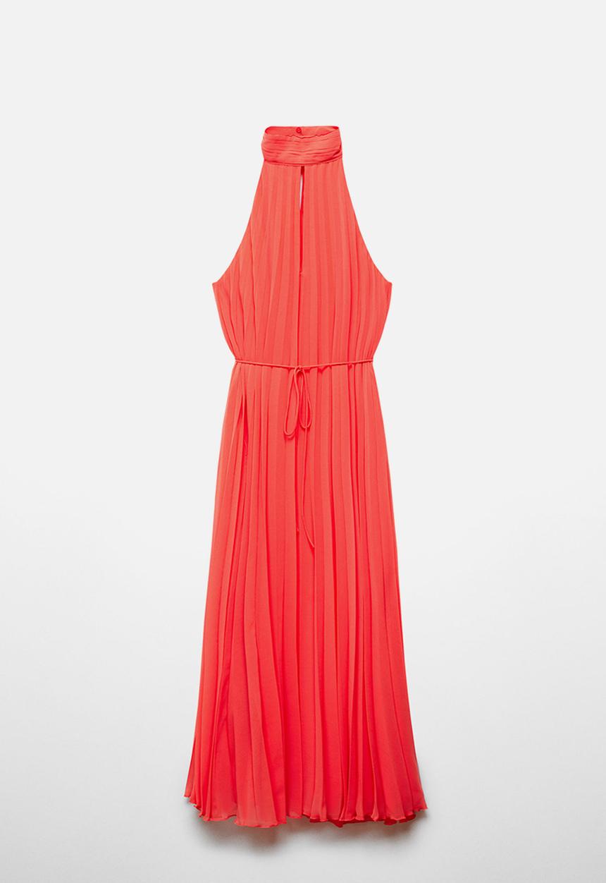 MANGO - Dress adela - dark pink