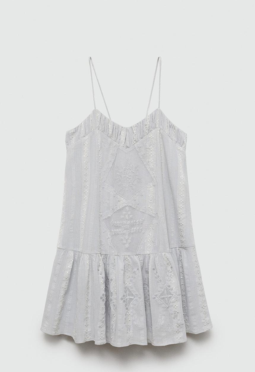 MANGO - Dress constan - turquoise/aqua
