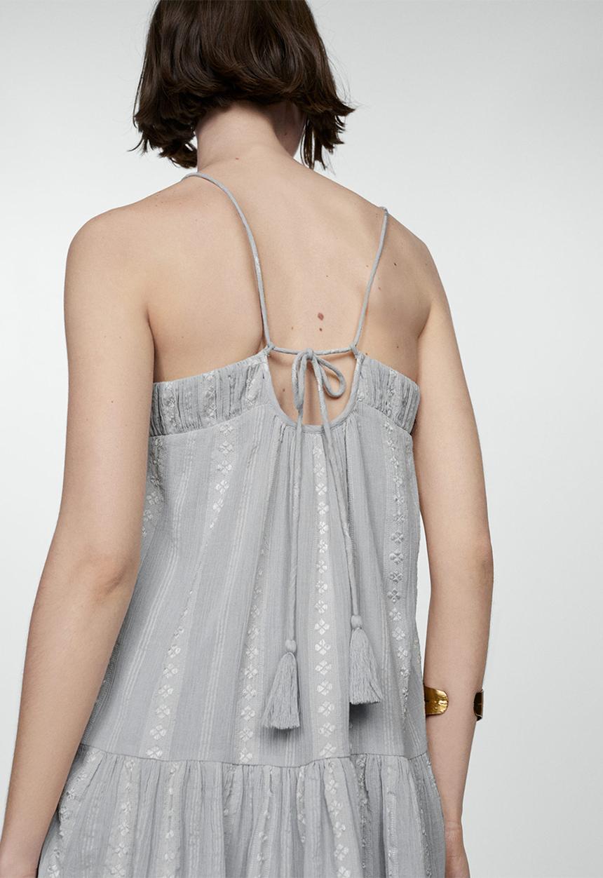 MANGO - Dress constan - turquoise/aqua