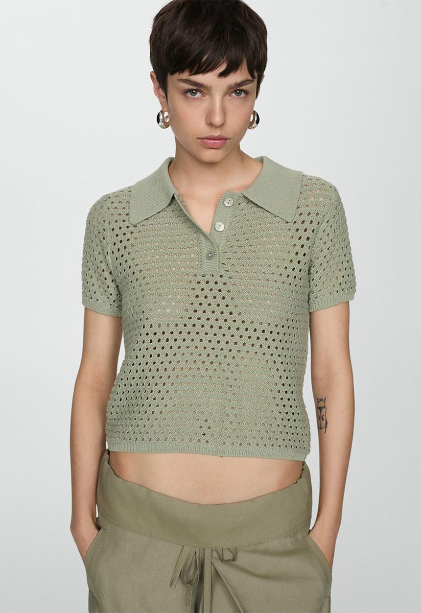 MANGO - Sweater rita - beige/khaki