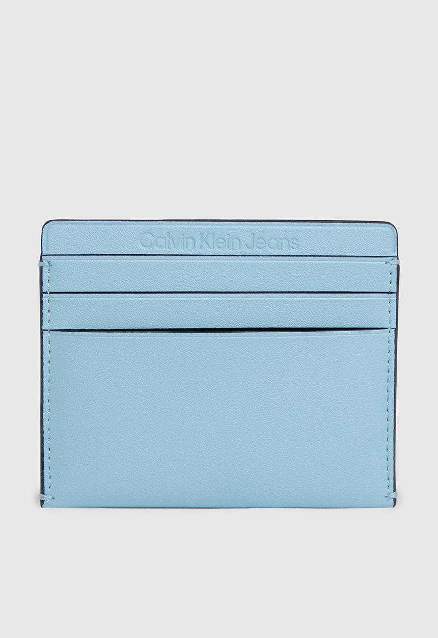 Calvin Klein - Sculpted cardcase 6cc mono - dusk blue