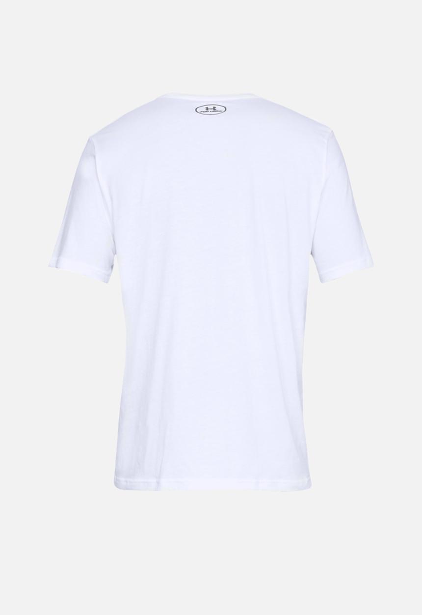 Under Armour - UA team issue wordmark short sleeve - white/black
