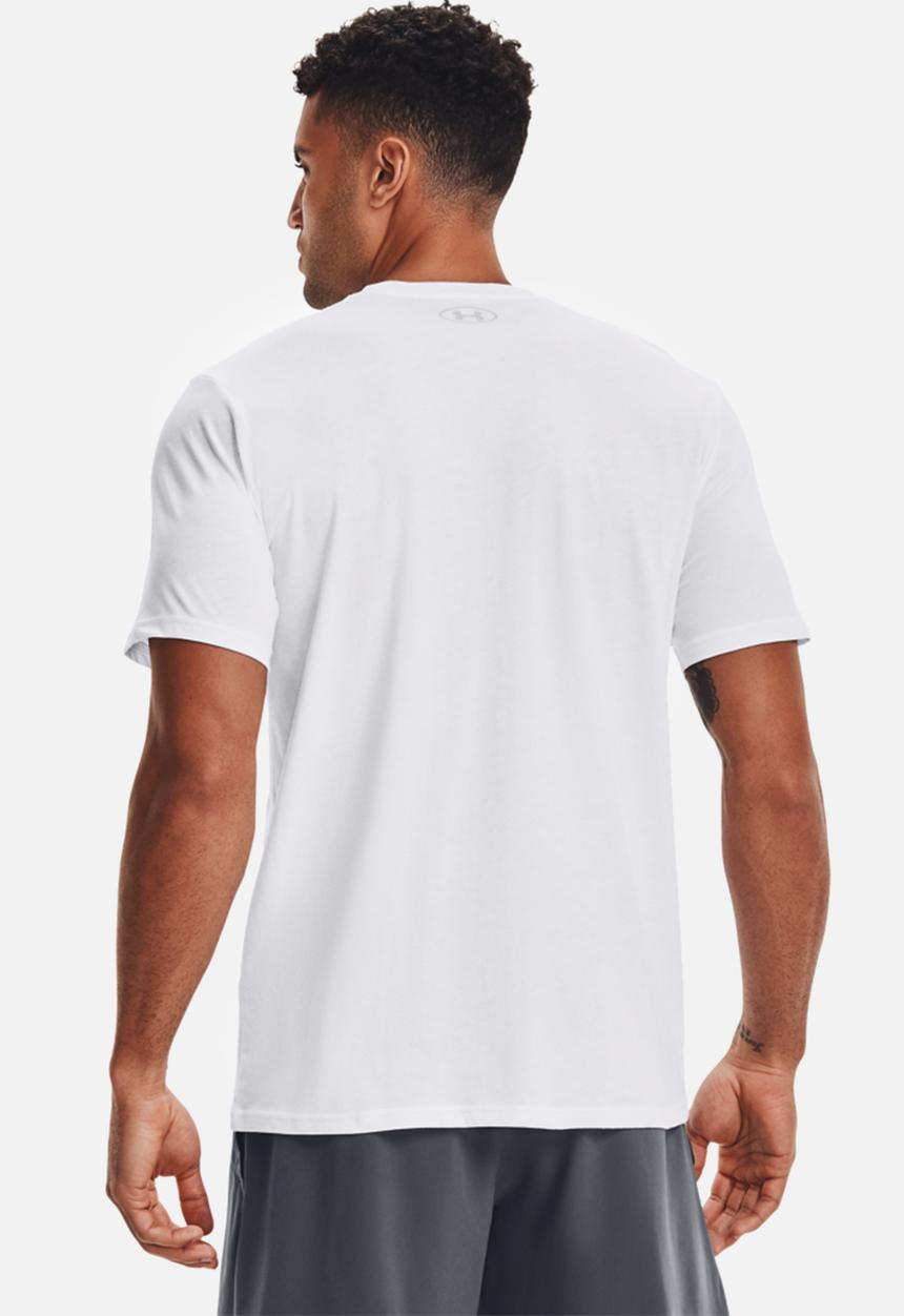 Under Armour - UA team issue wordmark short sleeve - white/black