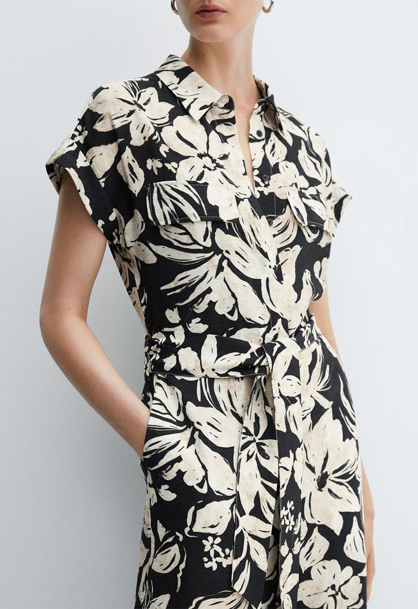 MANGO - One-piece suit ecuador - black