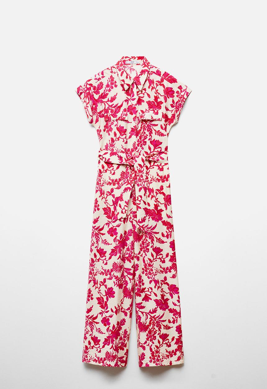 MANGO - One-piece suit ecuador - dark pink