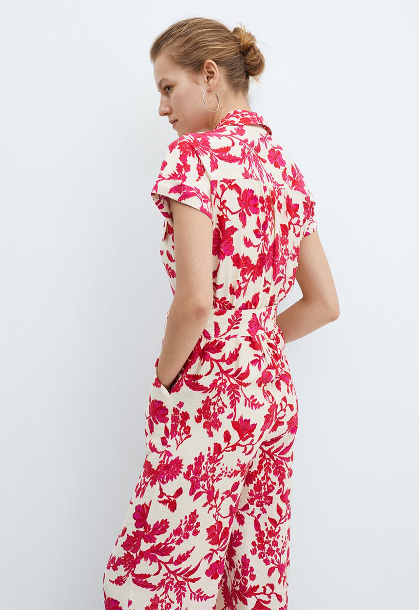 MANGO - One-piece suit ecuador - dark pink
