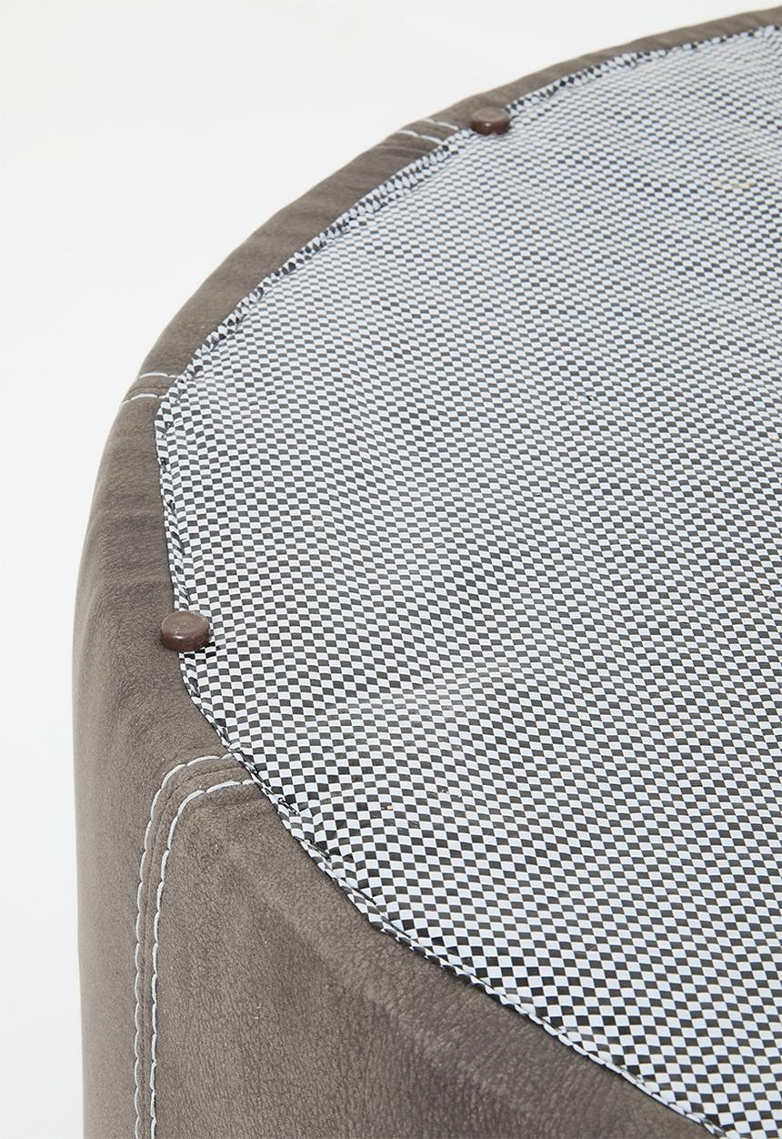 Sixth Floor - Rialto ottoman - Dakar stone Hayden