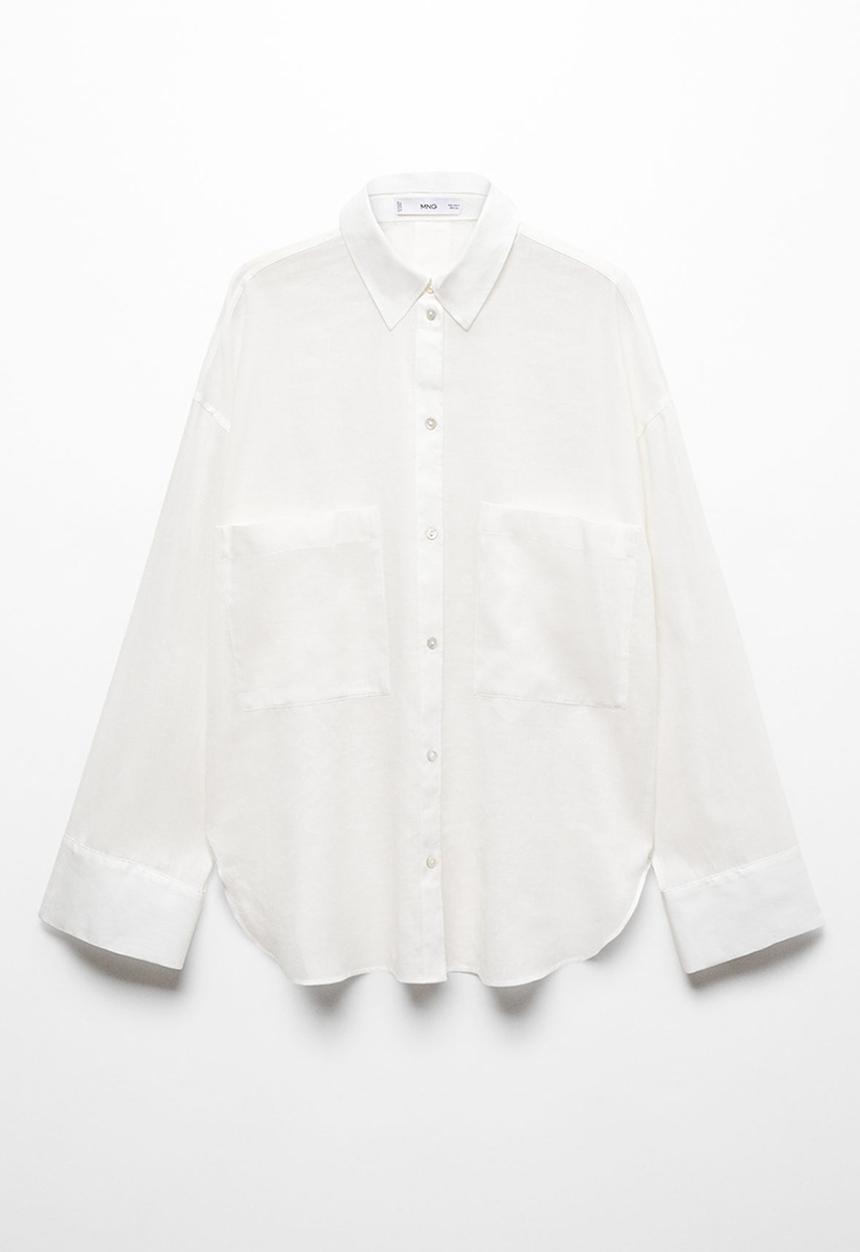 MANGO - Shirt regina - white