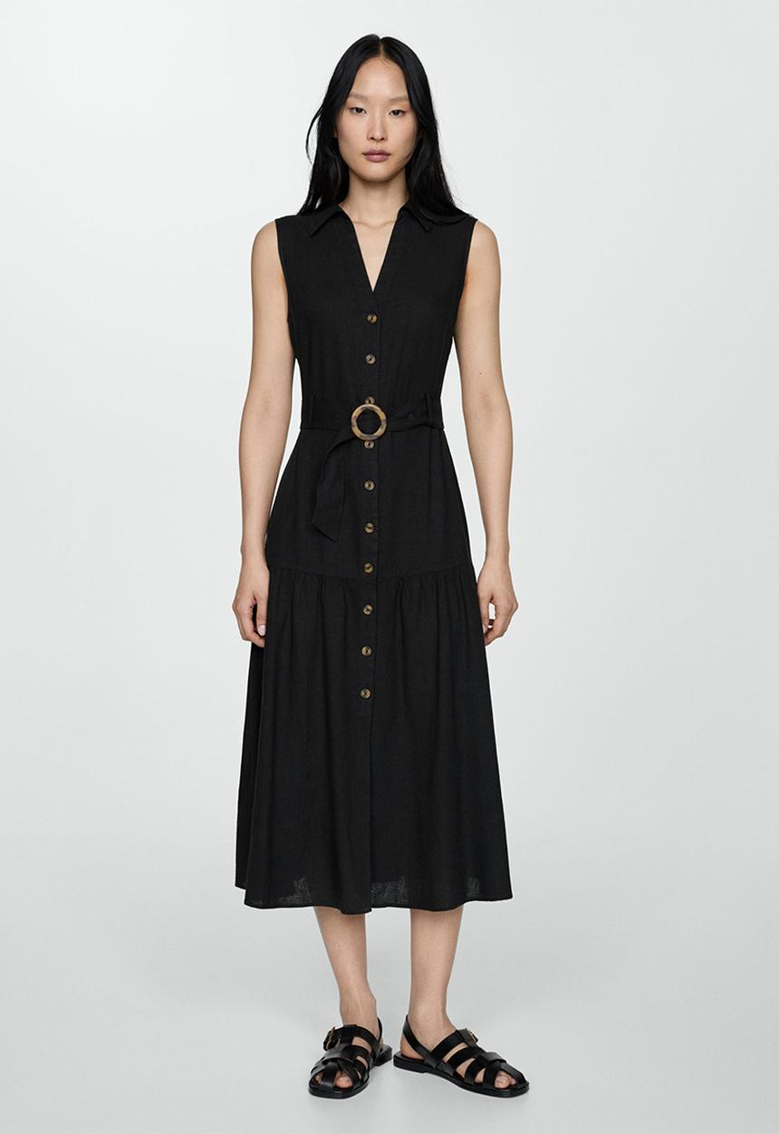 MANGO - Dress zamore - black