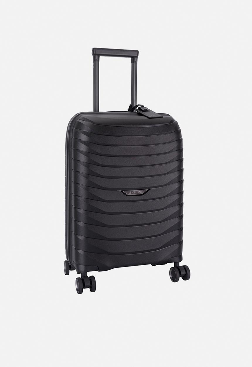 Cellini - Grande 4-Wheel Tralley With TSA Lock - Black
