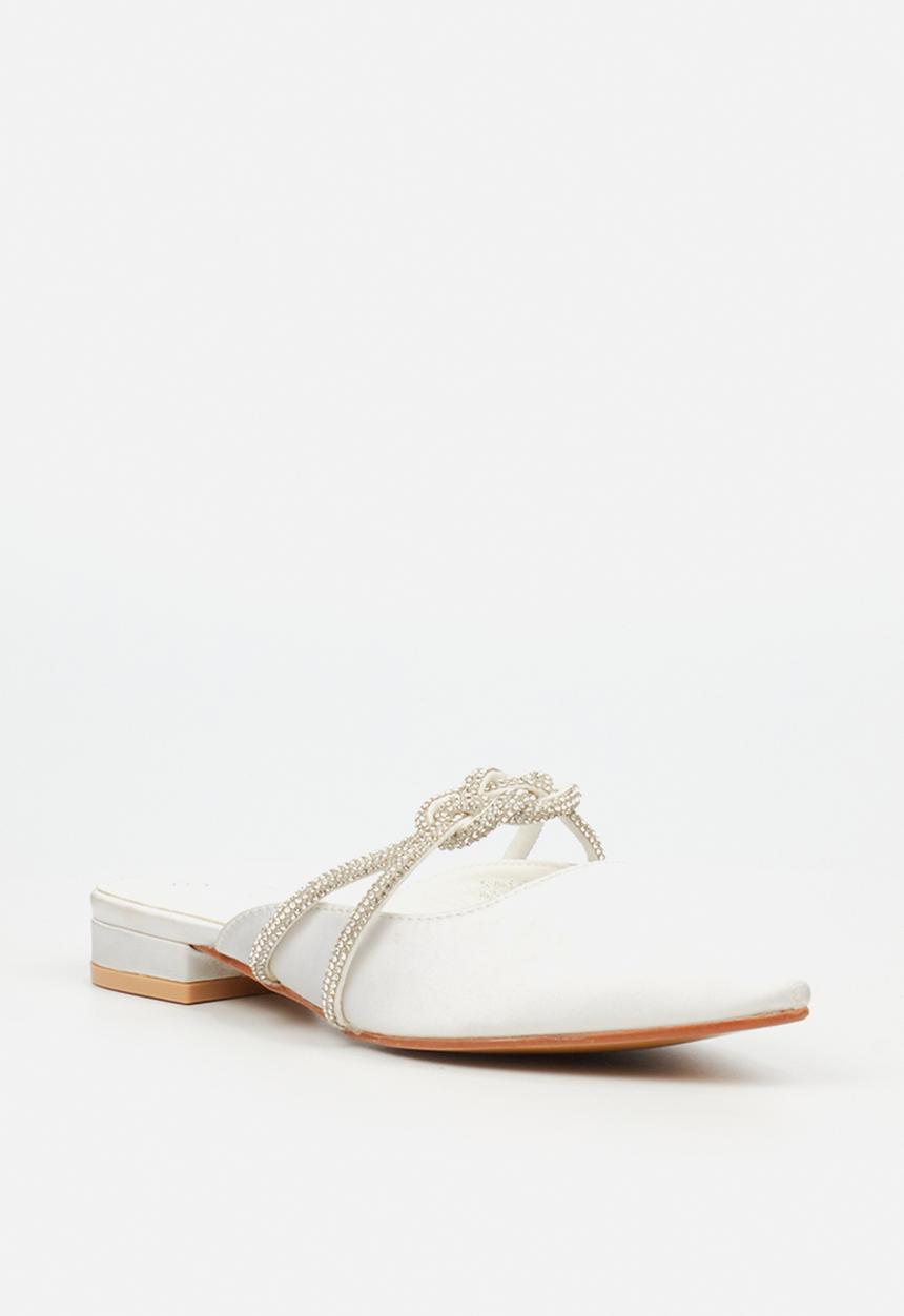 Miss Black - Salina 5 slip-on - white