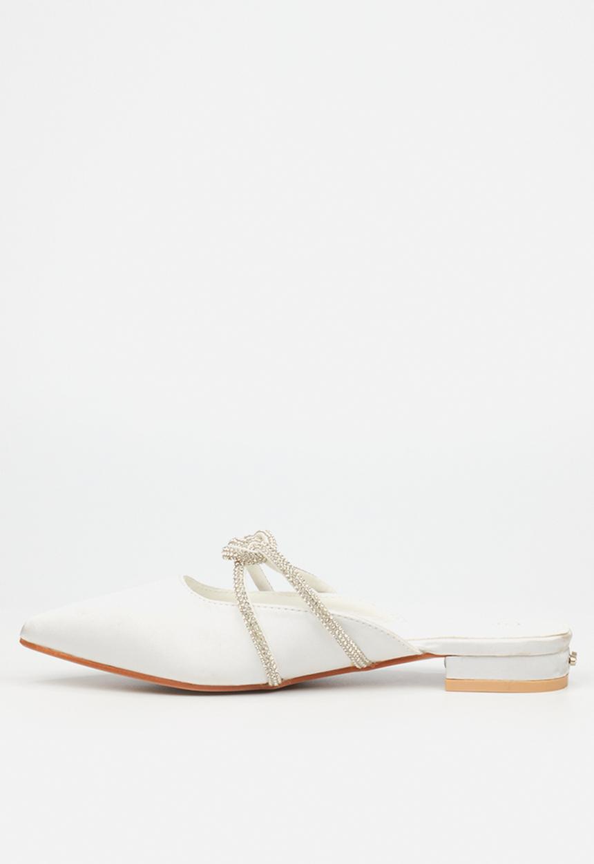 Miss Black - Salina 5 slip-on - white