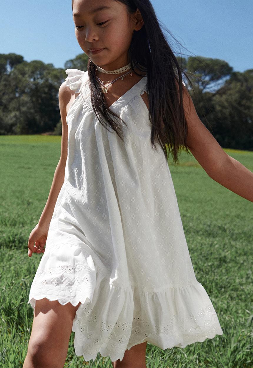 MANGO - Dress liz - white