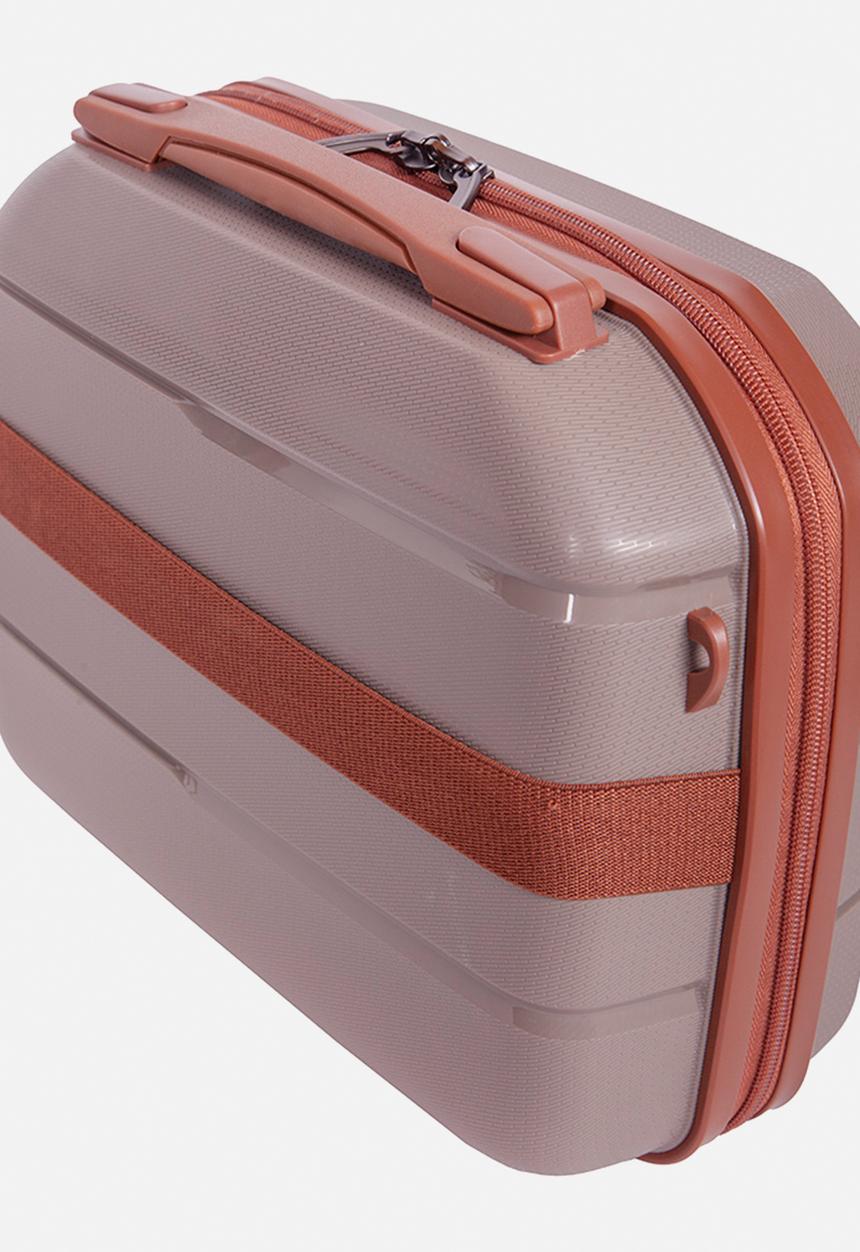 Cellini - Spinn Beauty Case - Mink & Tan