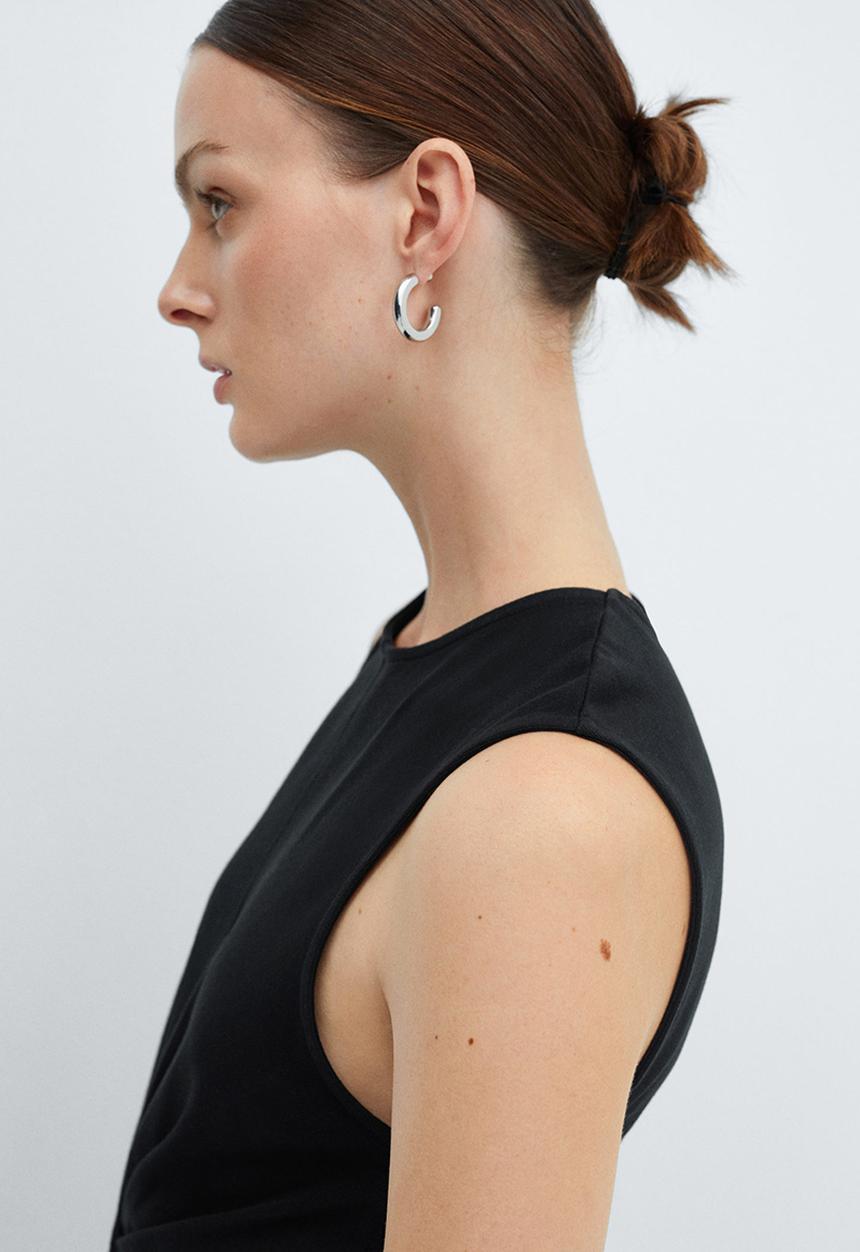 MANGO - Dress fertina - black