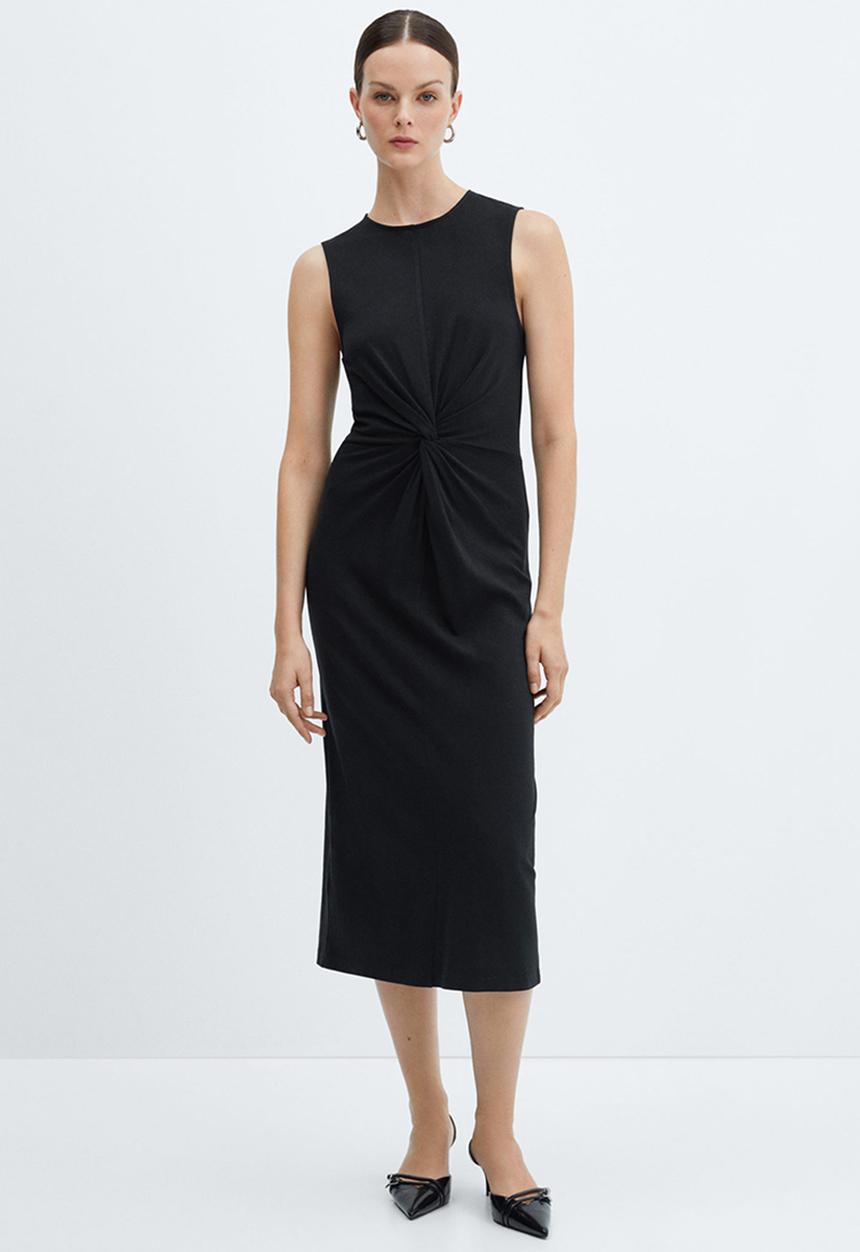 MANGO - Dress fertina - black