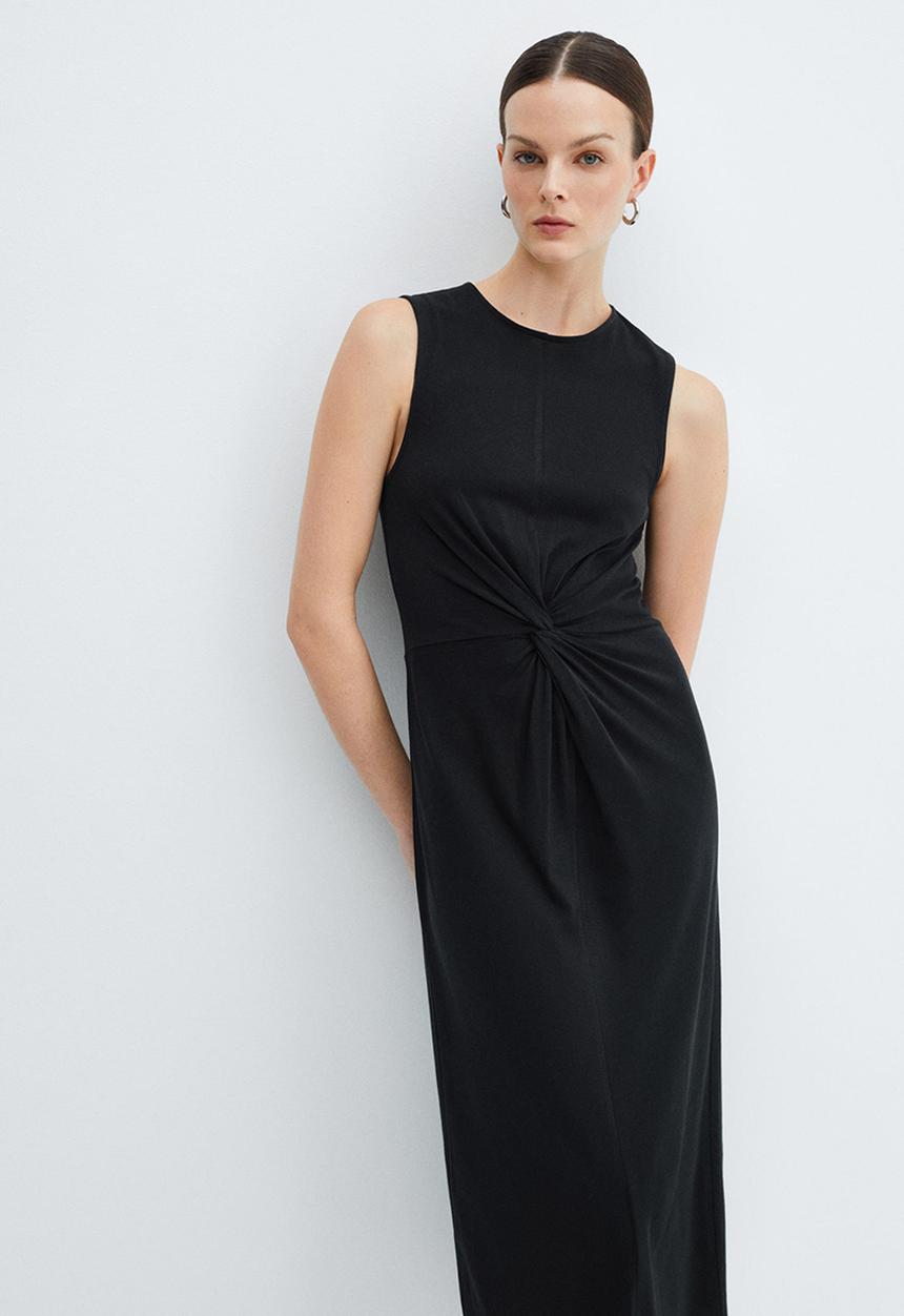 MANGO - Dress fertina - black
