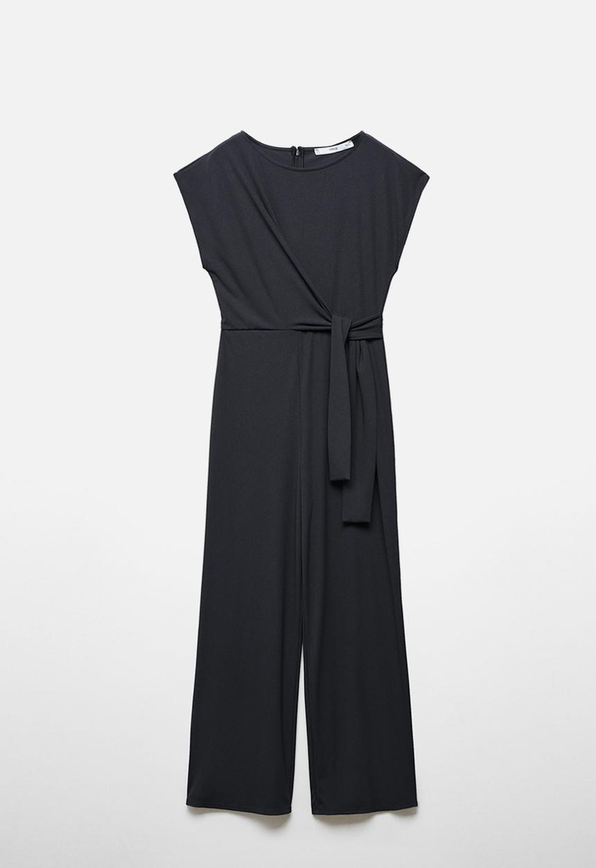 MANGO - Jumpsuit belinda - charcoal