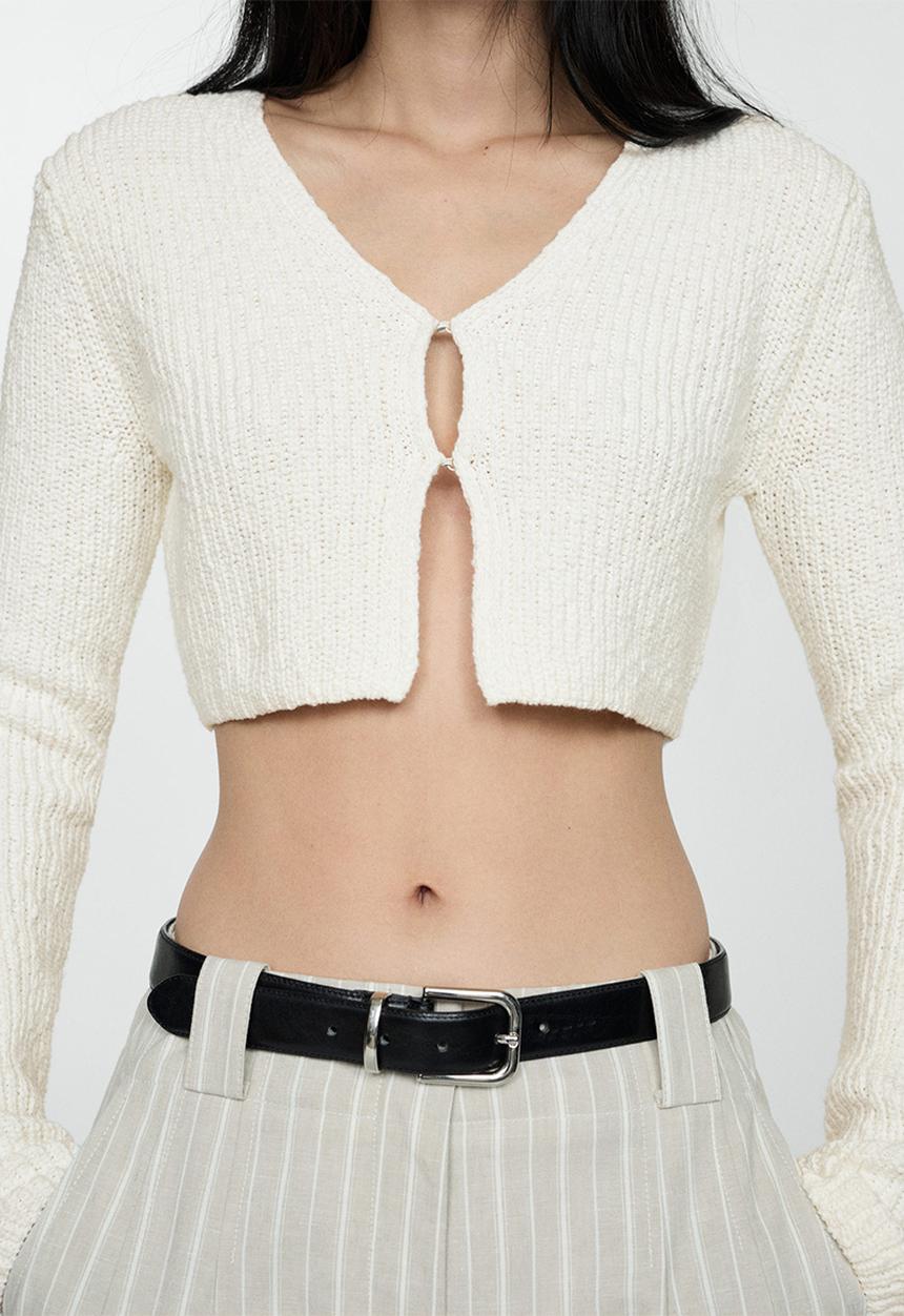 MANGO - Cardigan coro - white