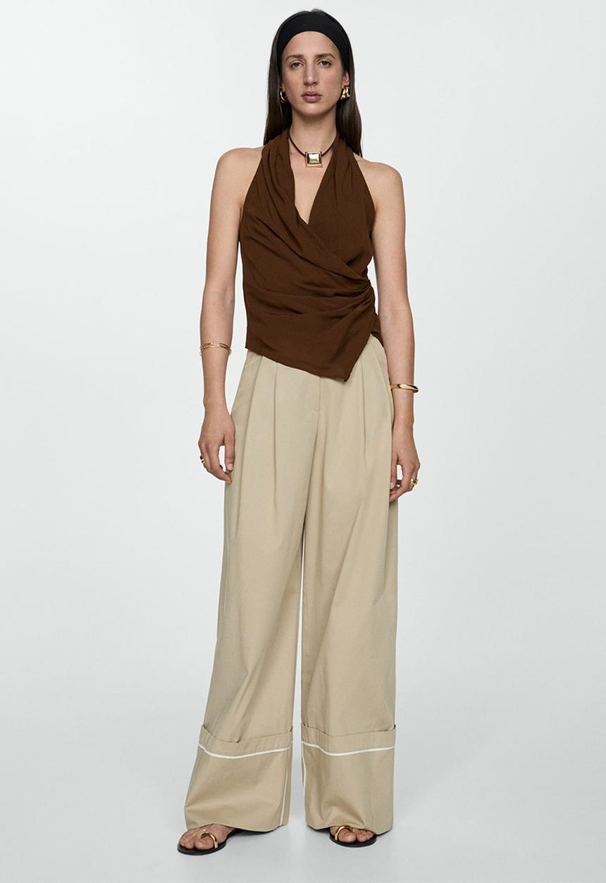 MANGO - Top azores - brown
