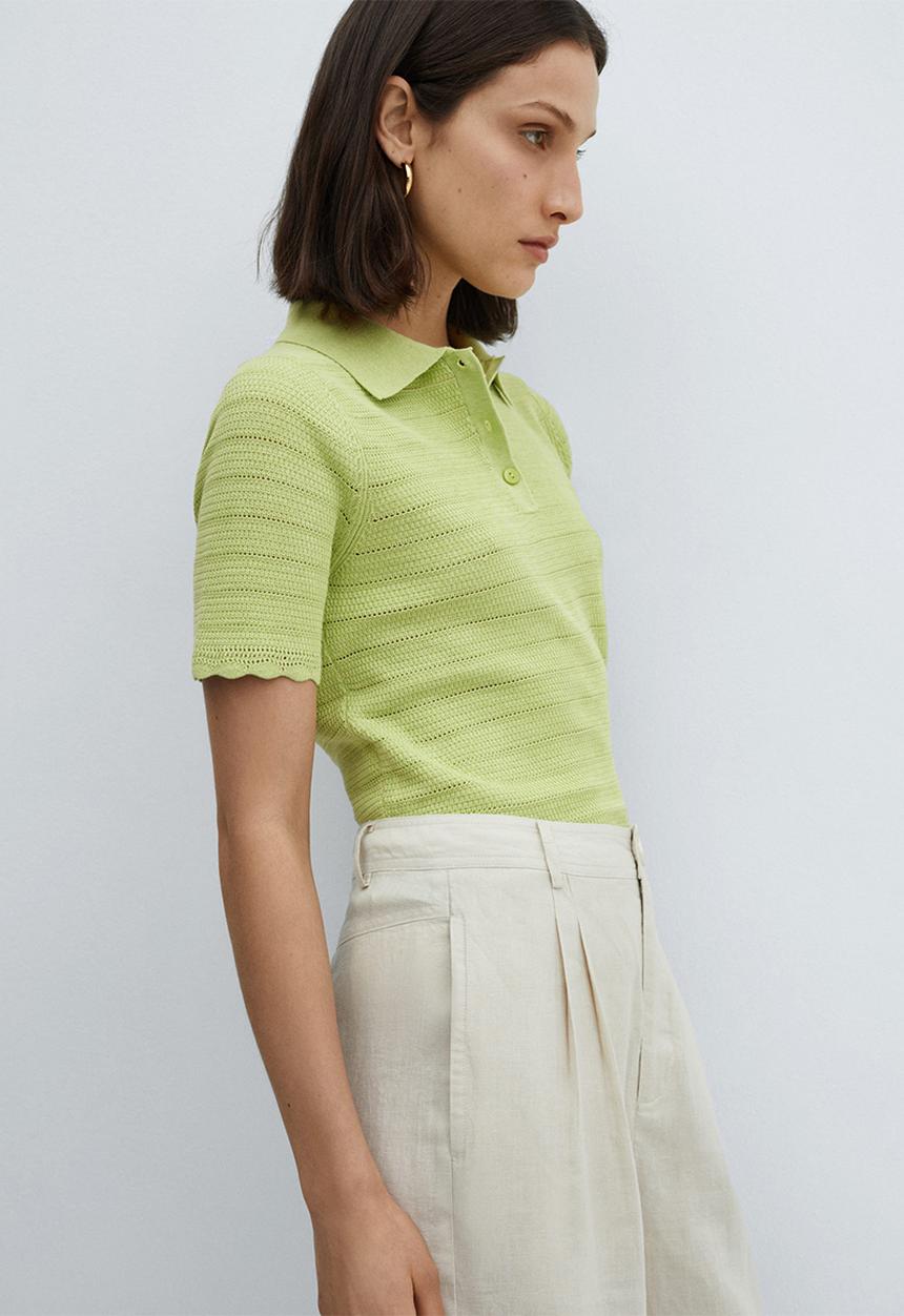 MANGO - Sweater mosi - bright yellow