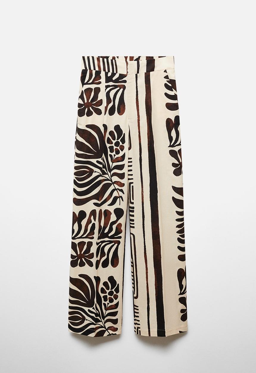 MANGO - Trousers karina - brown