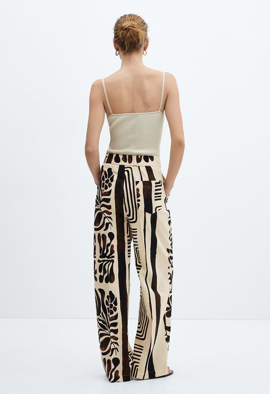 MANGO - Trousers karina - brown